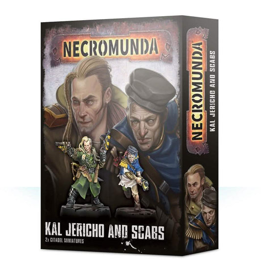 Necromunda Kal Jericho And Scabs – Warhammer miniature – Tabletop Dominion