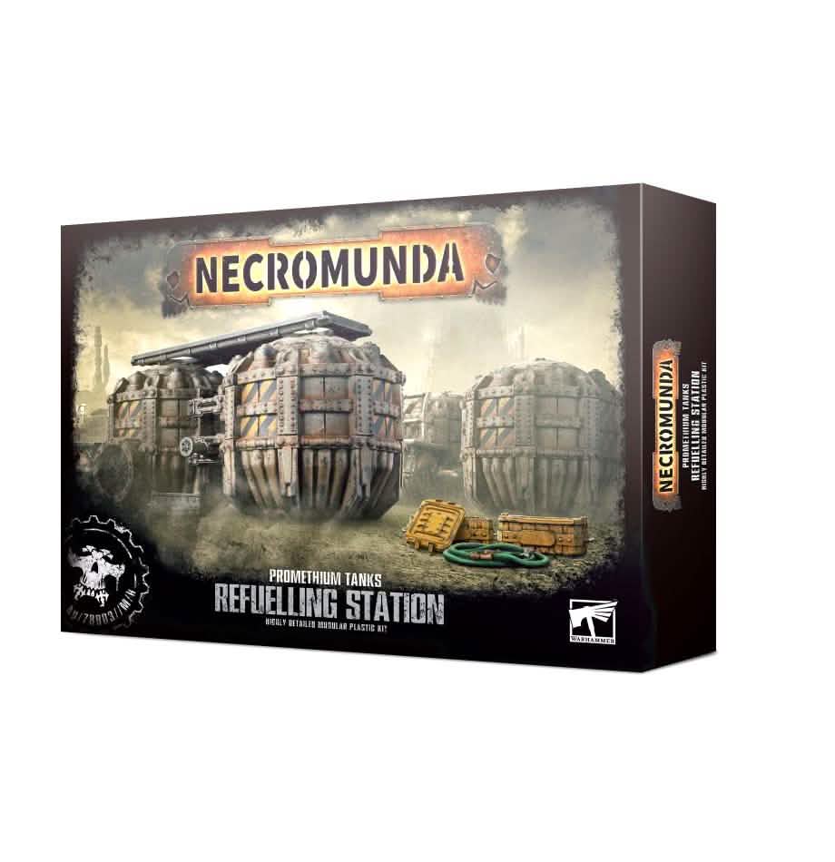 Nec: Promethium Tanks Refuelling Station – Warhammer miniature – Tabletop Dominion