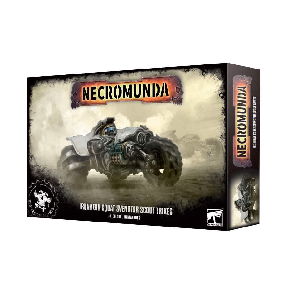 Ironhead Squat Svenotar Scout Trikes – Warhammer miniature – Tabletop Dominion