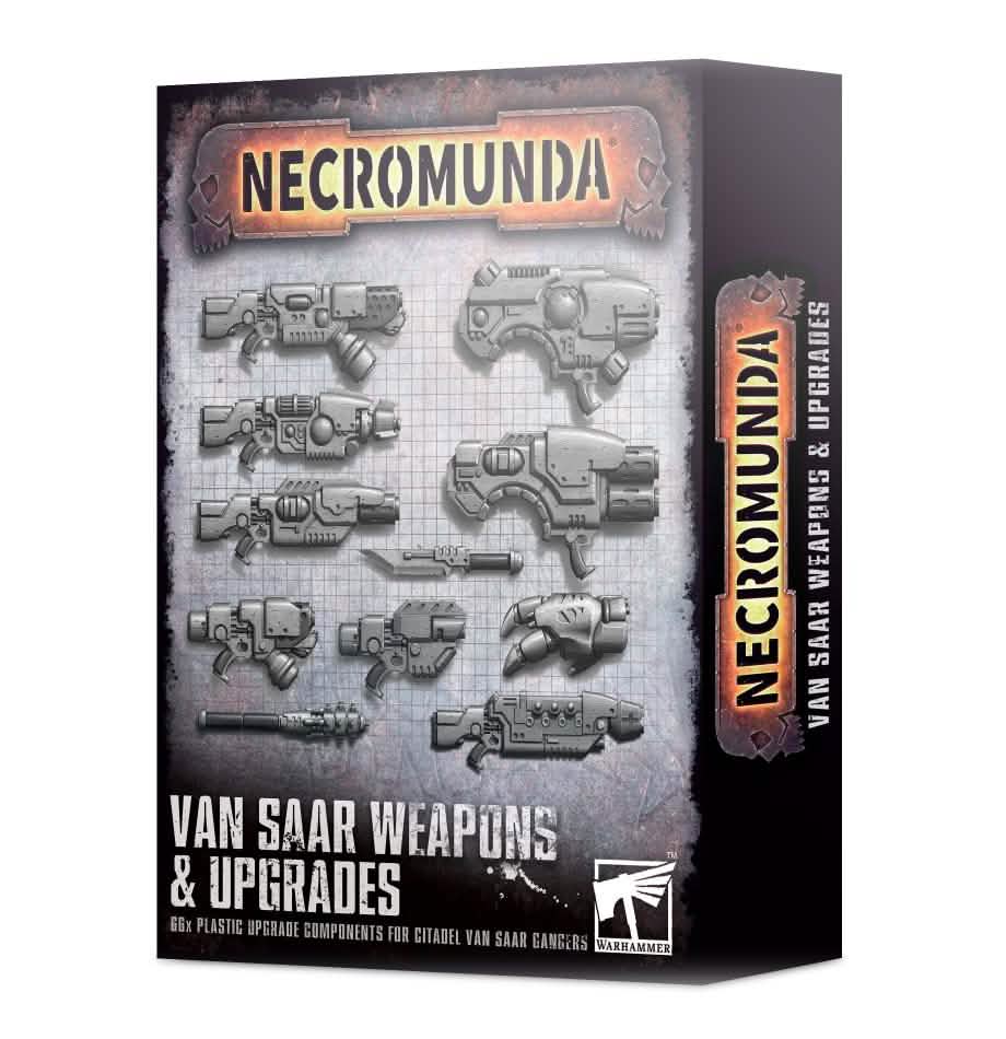 Necromunda Van Saar Weapons & Upgrades – Warhammer miniature – Tabletop Dominion