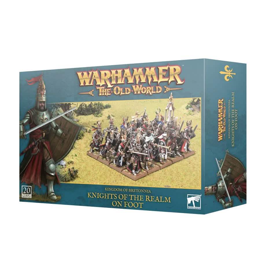 Kob: Knights Of The Realm On Foot – Warhammer miniature – Tabletop Dominion