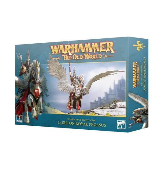 Kingdom/Bretonnia: Lord On Royal Pegasus – Warhammer miniature – Tabletop Dominion