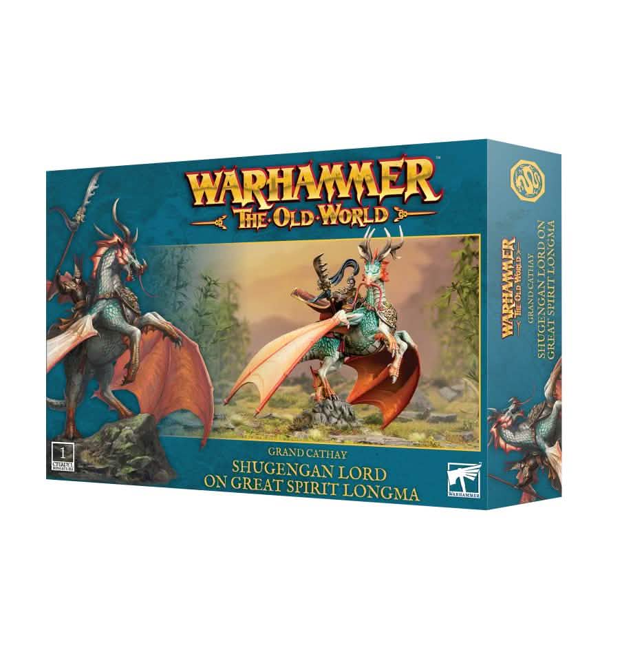 Shugengan Lord On Great Spirit Longma – Warhammer miniature – Tabletop Dominion