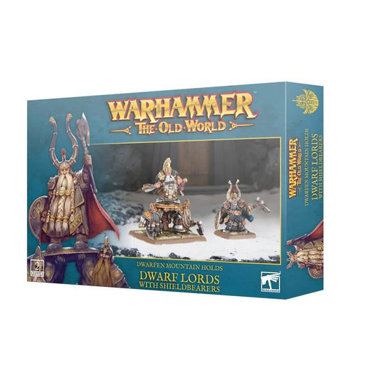 Dwarf/M/H: Dwarf Lords W/Shieldbearers – Warhammer miniature – Tabletop Dominion
