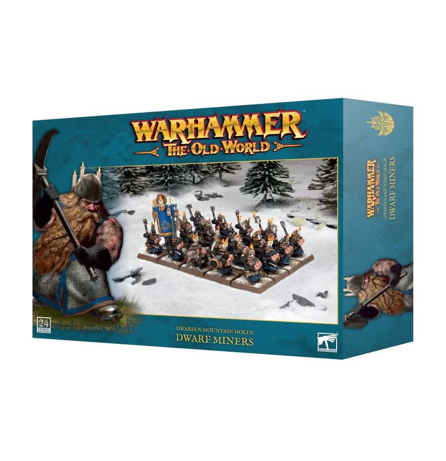 Dwarfen Mountain Holds: Dwarf Miners – Warhammer miniature – Tabletop Dominion
