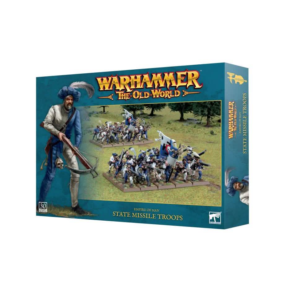 Empire Of Man: State Missile Troops – Warhammer miniature – Tabletop Dominion