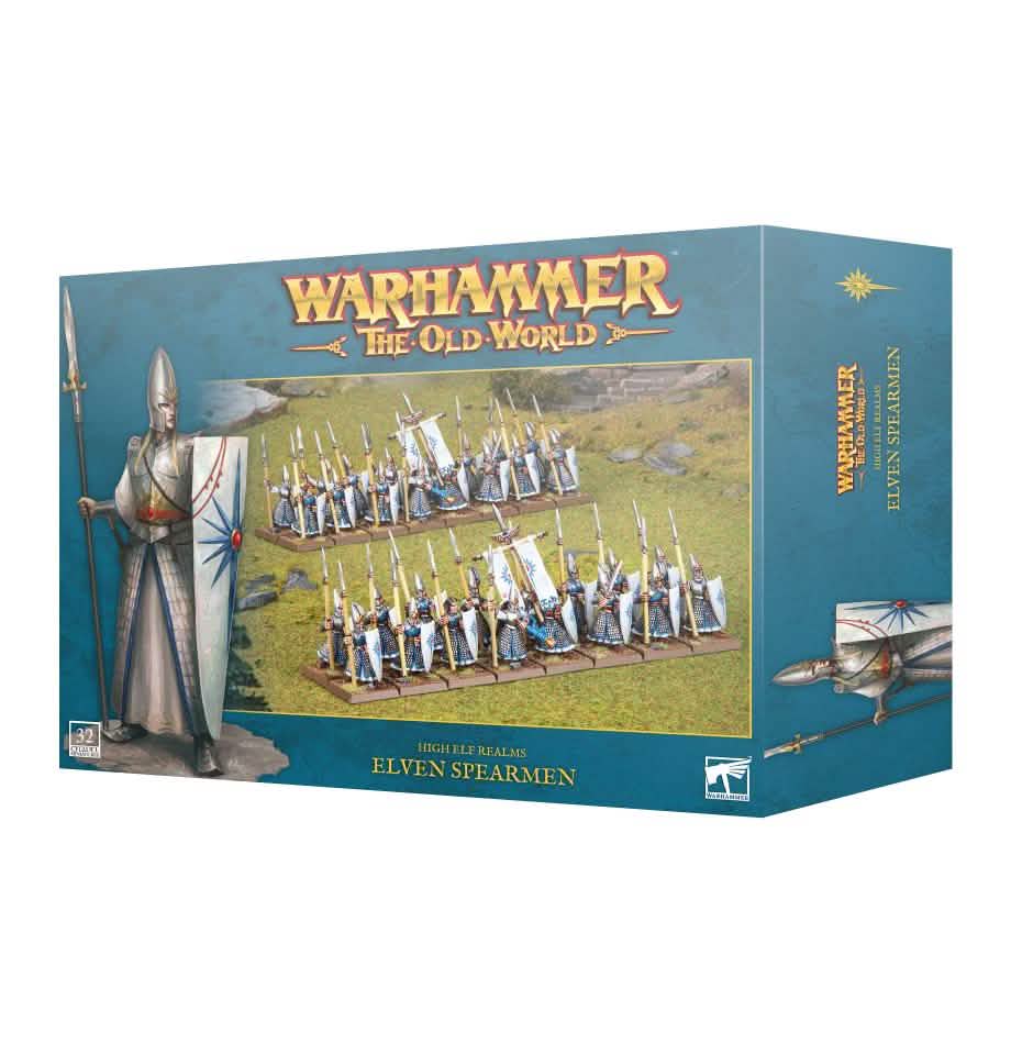 High Elf Realms: Elven Spearmen – Warhammer miniature – Tabletop Dominion