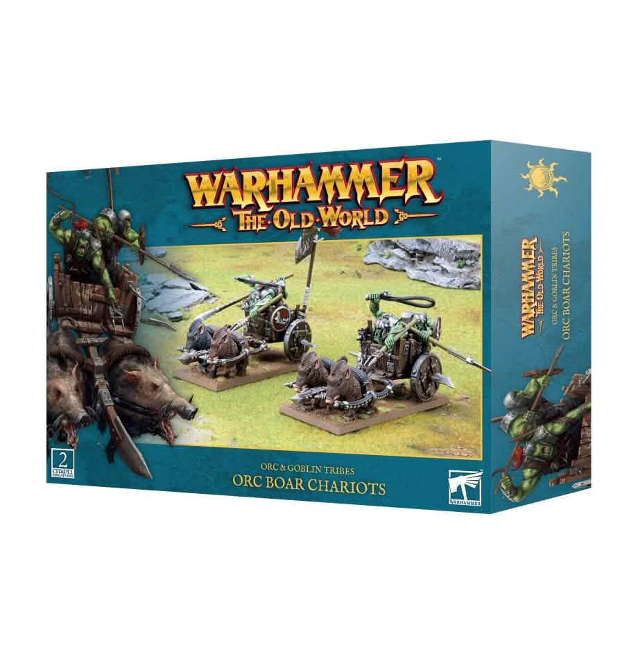 Orc & Goblin Tribes: Orc Boar Chariots – Warhammer miniature – Tabletop Dominion