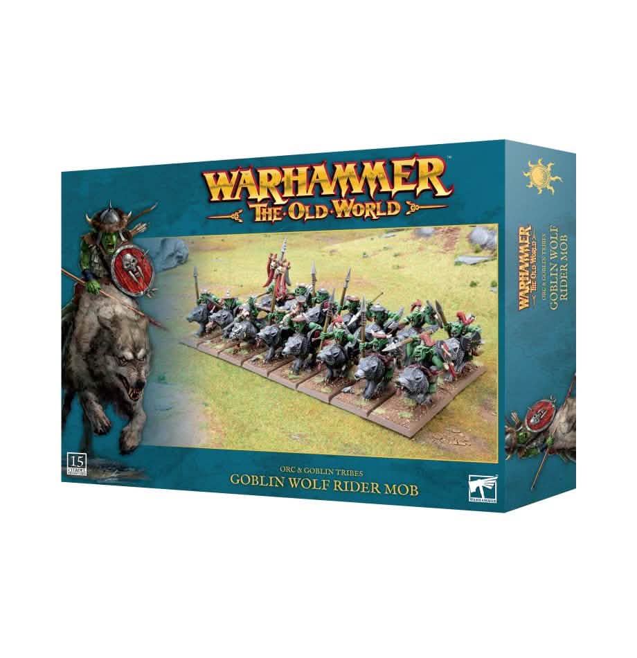 O&G Tribes: Goblin Wolf Rider Mob – Warhammer miniature – Tabletop Dominion