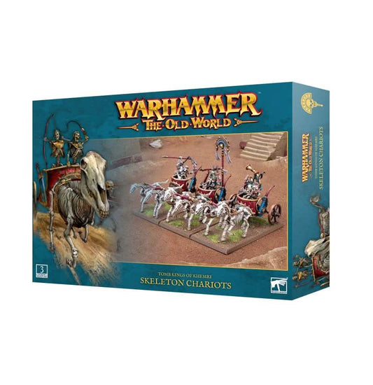 Tomb Kings Of Khemri: Skeleton Chariots – Warhammer miniature – Tabletop Dominion