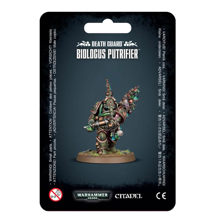 Death Guard: Biologus Putrifier – Warhammer miniature – Tabletop Dominion