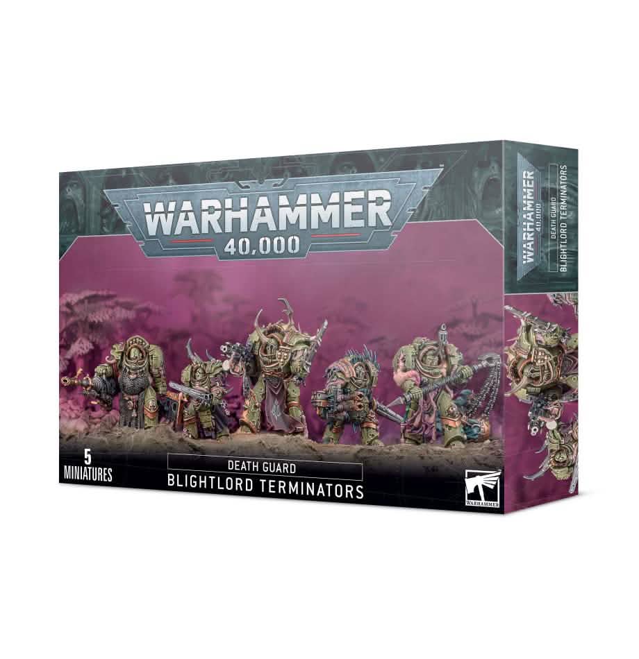 Death Guard: Blightlord Terminators – Warhammer miniature – Tabletop Dominion