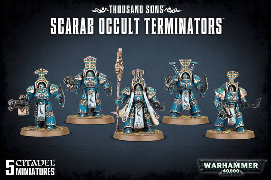 Thousand Sons Scarab Occult Terminators – Warhammer miniature – Tabletop Dominion