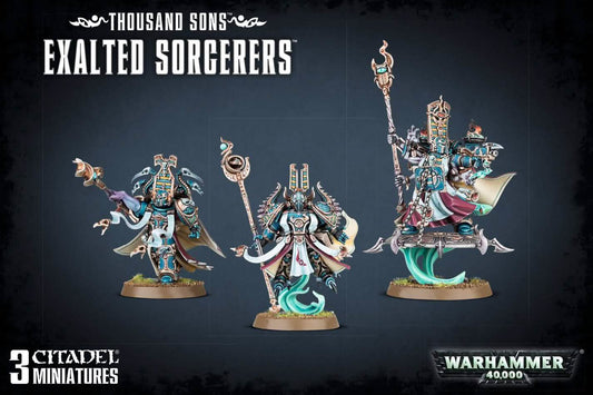 Thousand Sons Exalted Sorcerers – Warhammer miniature – Tabletop Dominion