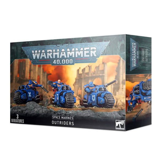Generic: Space Marines Outriders – Warhammer miniature – Tabletop Dominion