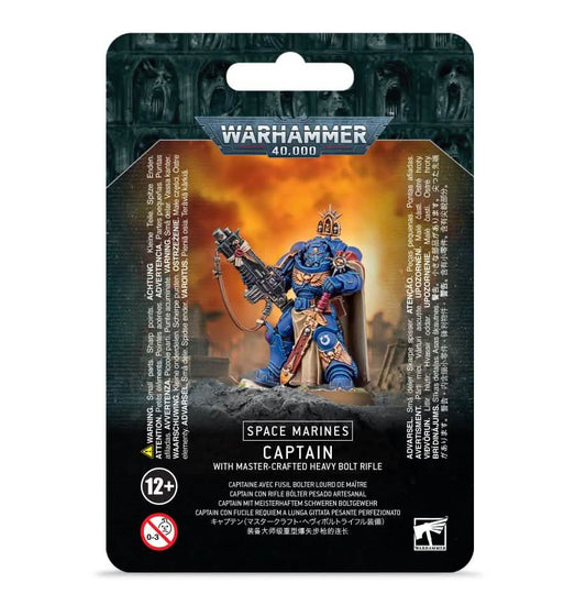 Generic: S/M Captain W/ Master-Crafted Bolt Rifle – Warhammer miniature – Tabletop Dominion