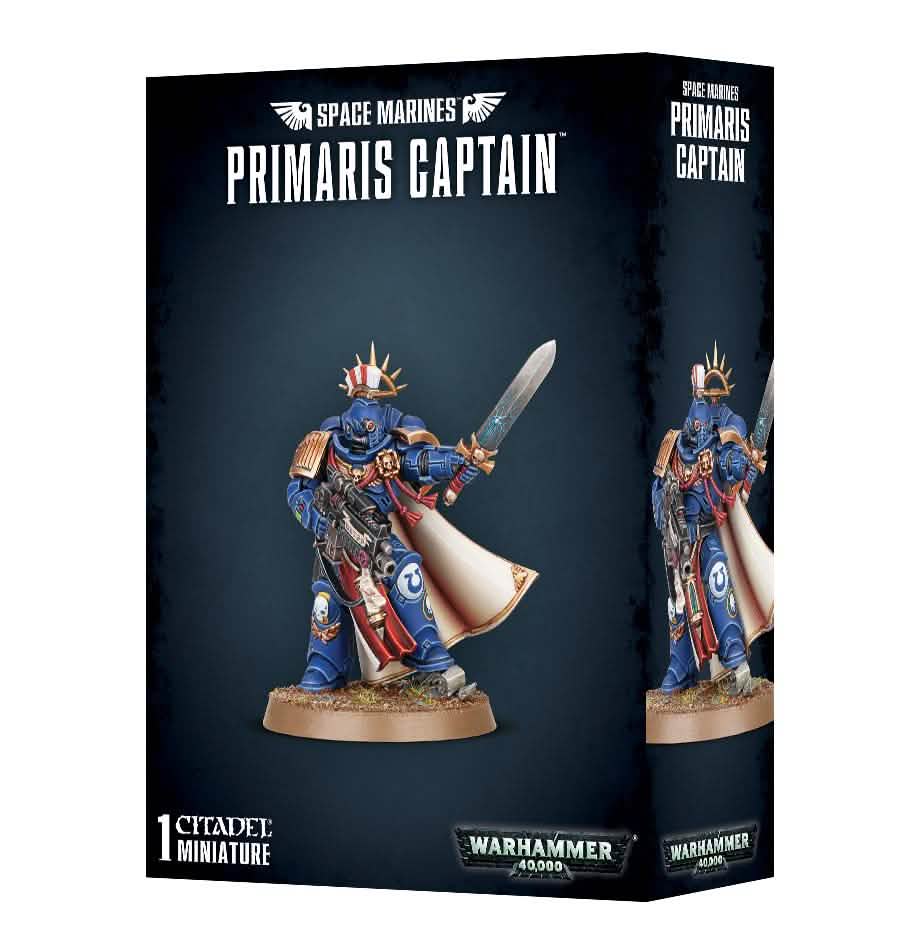 Generic: Space Marines Primaris Captain – Warhammer miniature – Tabletop Dominion