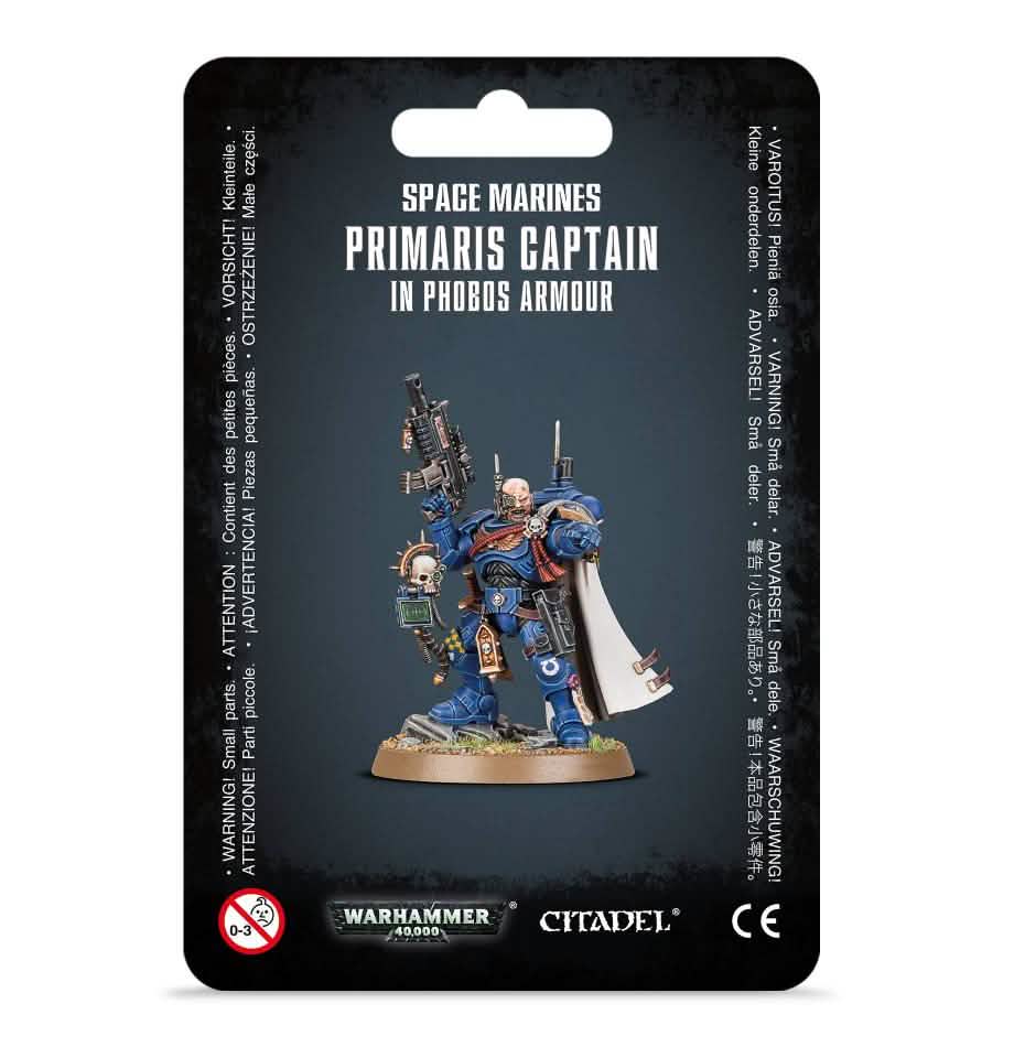 Generic: Space Marines Captain In Phobos Armour – Warhammer miniature – Tabletop Dominion