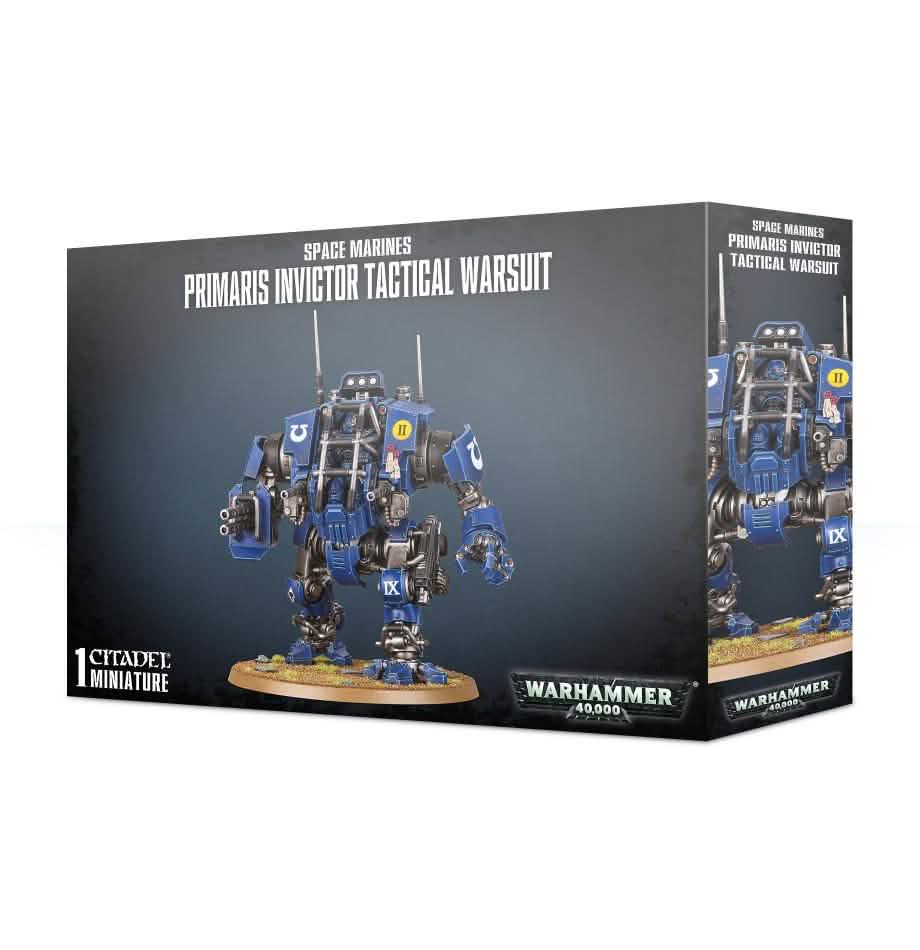 Generic: S/M Primaris Invictor Tactical Warsuit – Warhammer miniature – Tabletop Dominion