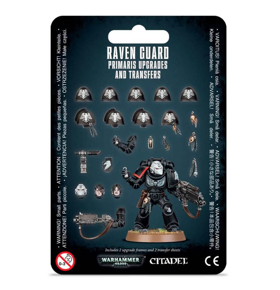 Raven Guard: Raven Guard Primaris Upgrades & Transfrs – Warhammer miniature – Tabletop Dominion