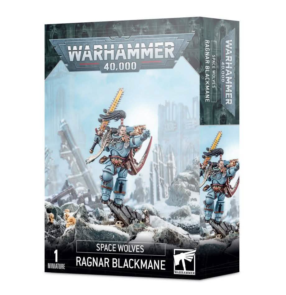 Space Wolves: Space Wolves: Ragnar Blackmane – Warhammer miniature – Tabletop Dominion