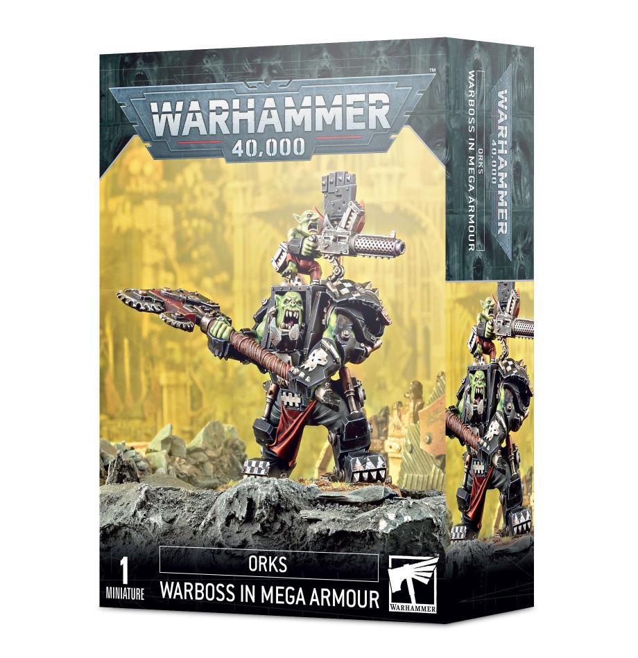 Orks: Orks: Ork Warboss In Mega Armour | Warhammer 40K