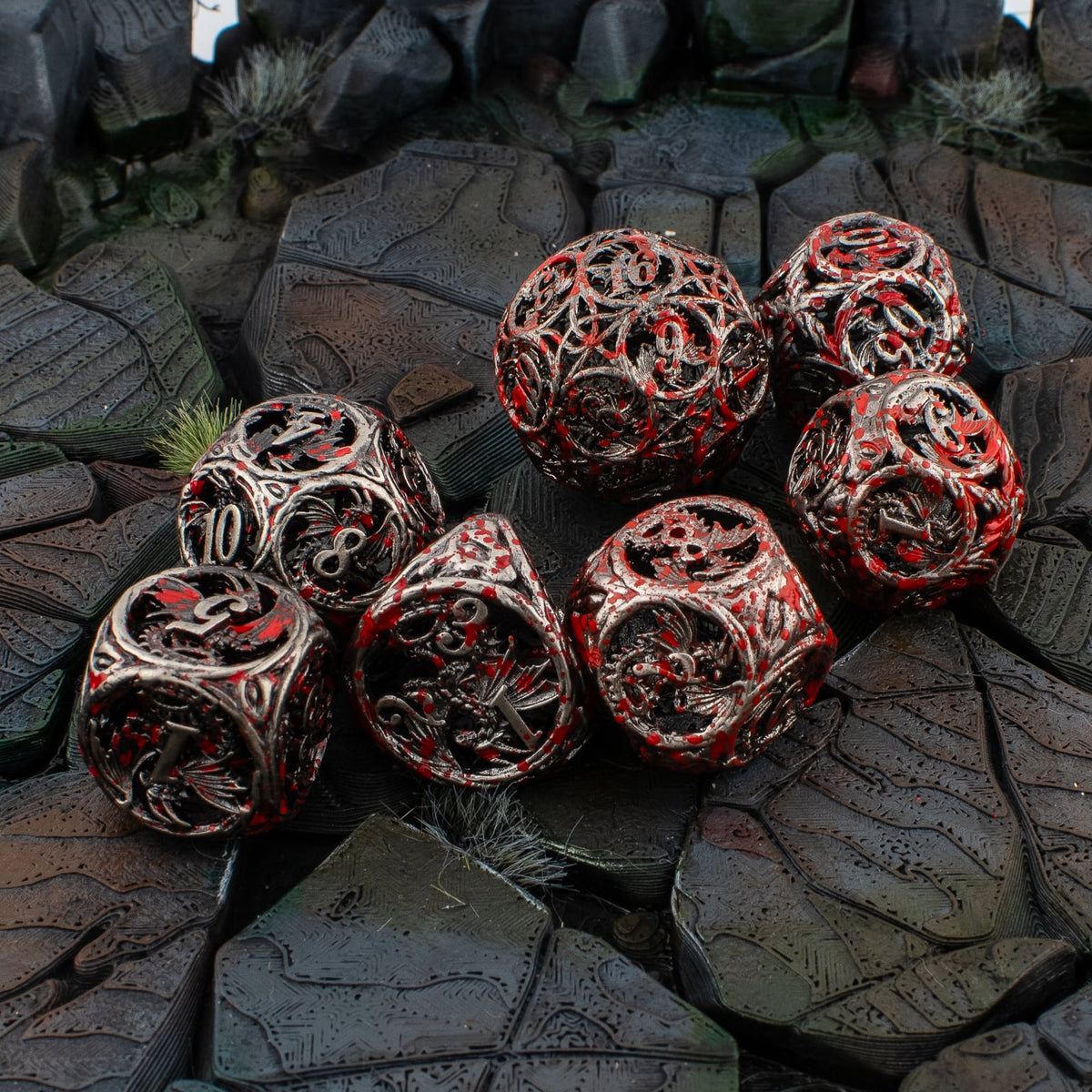 Round shape Dragon Metal Dice