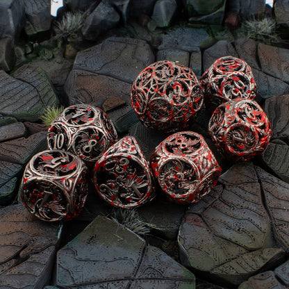 Round shape Dragon Metal Dice