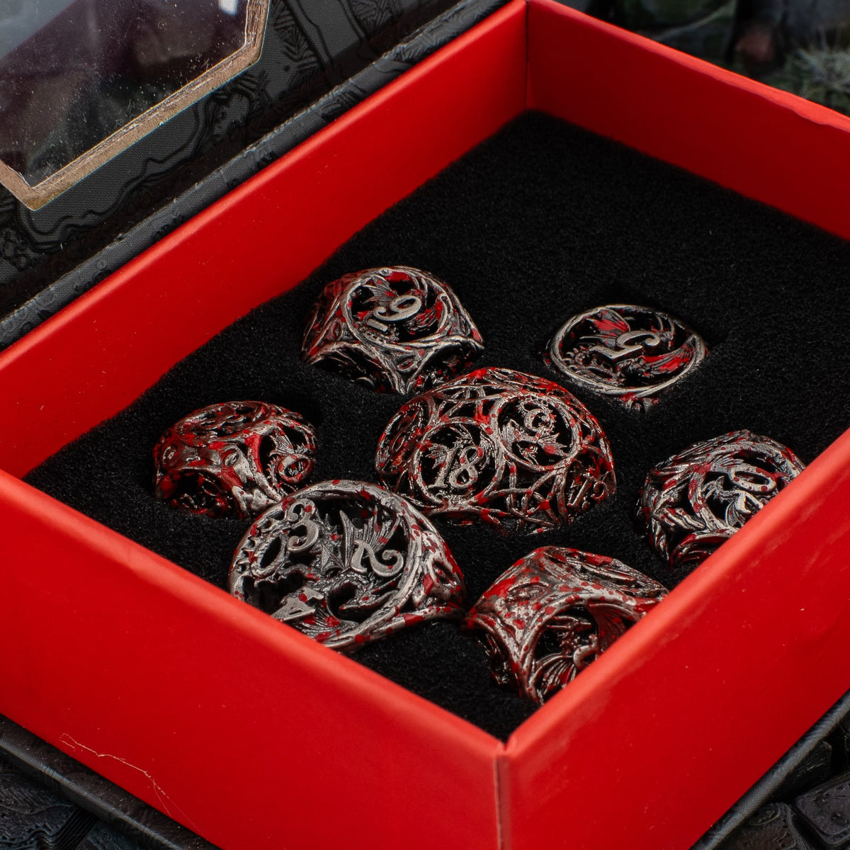 Round shape Dragon Metal Dice
