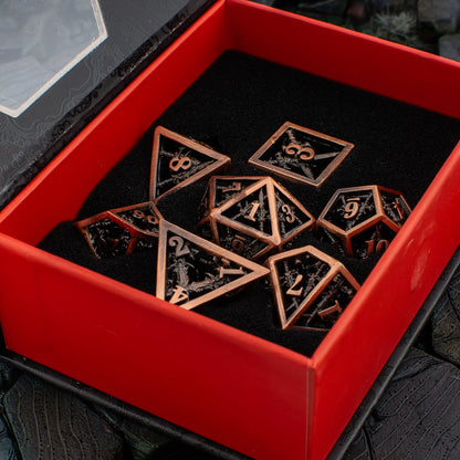 Sword Hollow Metal Dice Set