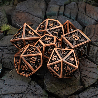 Sword Hollow Metal Dice Set