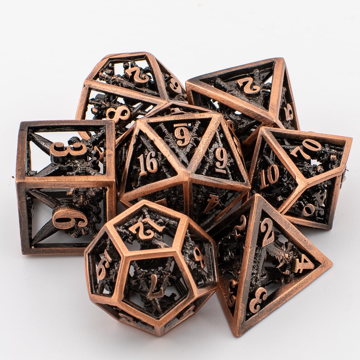 Sword Hollow Metal Dice Set