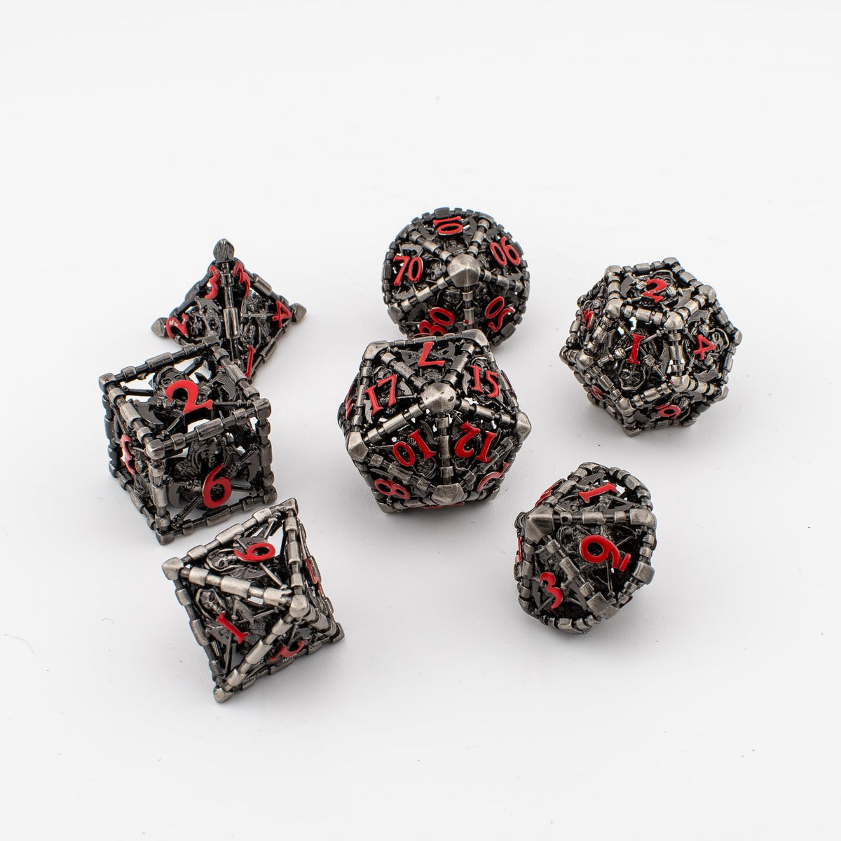 Warrior Hollow Metal Dice