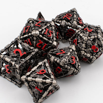 Warrior Hollow Metal Dice