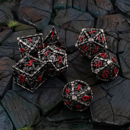 Warrior Hollow Metal Dice