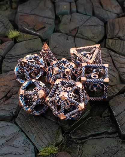 Hollow Octopus Cthulhu Metal Dice