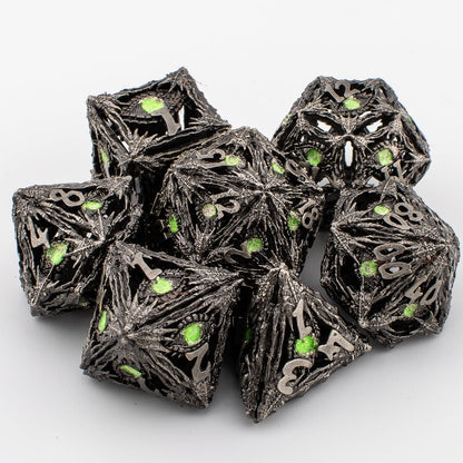 Dragon Eye Hollow Metal Dice Set