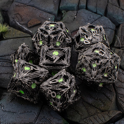 Dragon Eye Hollow Metal Dice Set