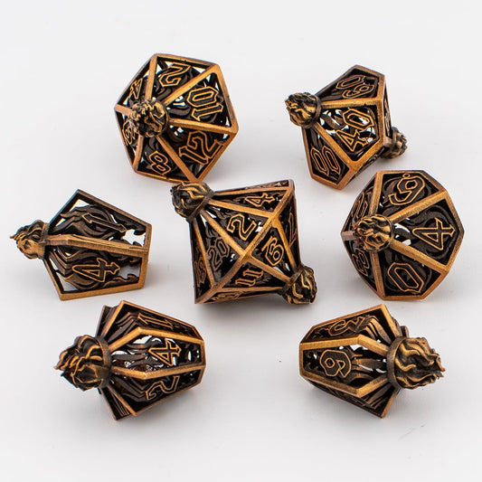 Hollow Spark Bottle Metal Dice