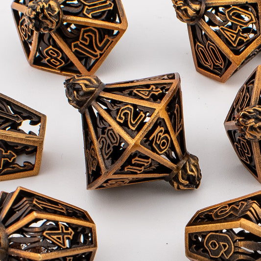 Hollow Spark Bottle Metal Dice