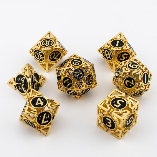 Arrow Hollowed Metal Dice
