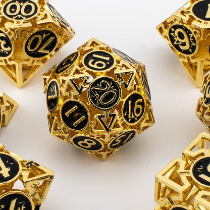 Arrow Hollowed Metal Dice