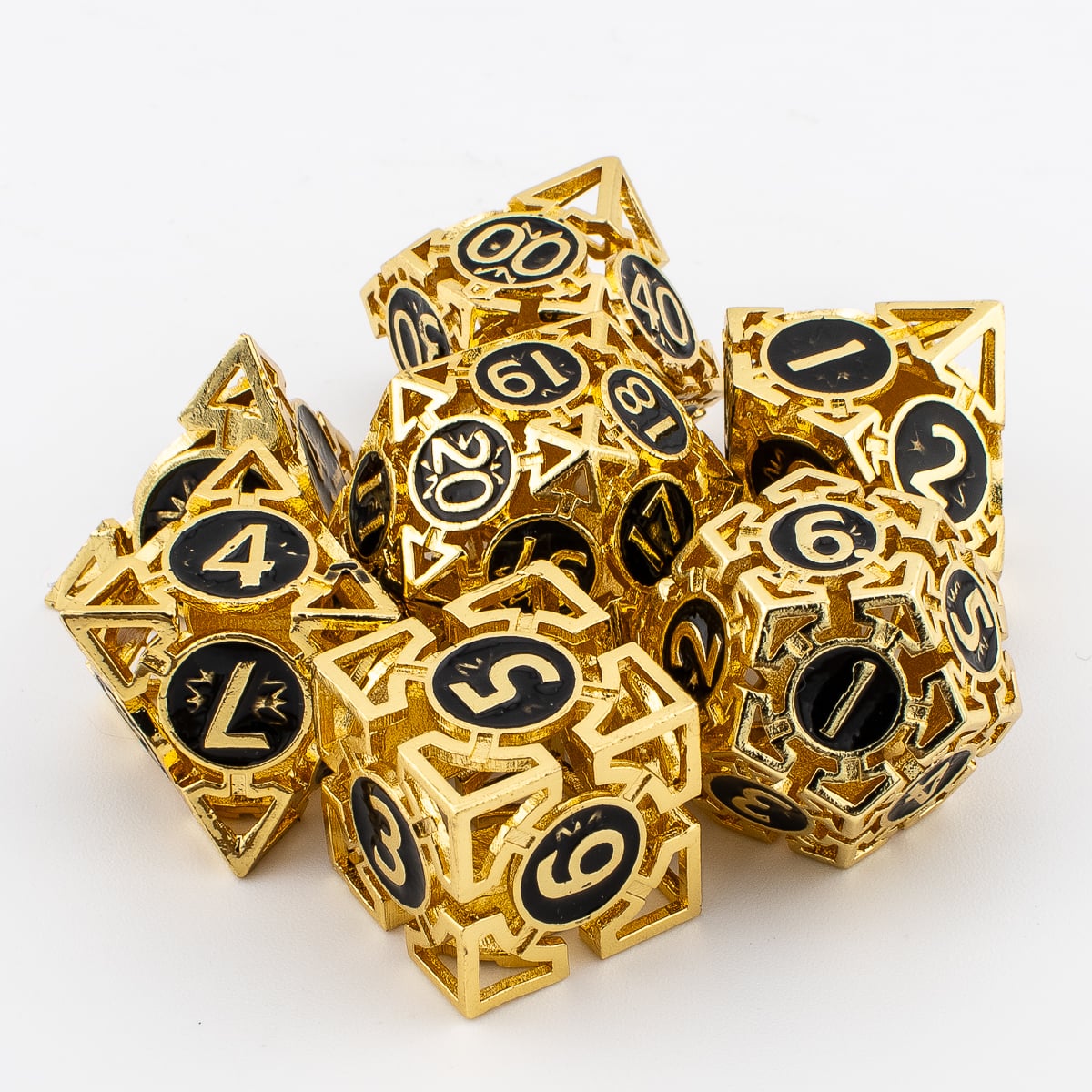Arrow Hollowed Metal Dice