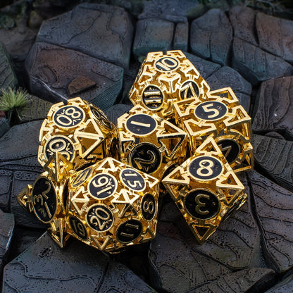 Arrow Hollowed Metal Dice