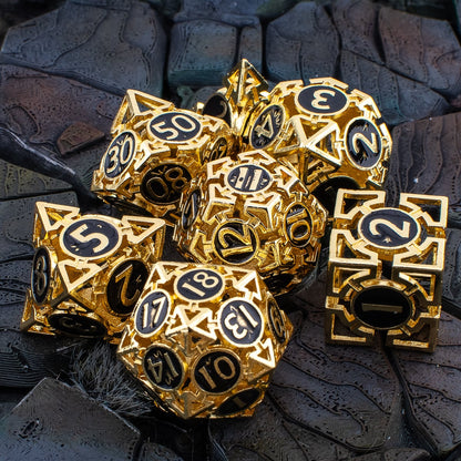 Arrow Hollowed Metal Dice