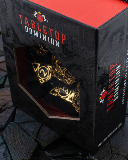Arrow Hollowed Metal Dice