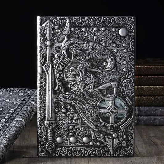 Valorcrest Ledger D&D Player Journal | Silver Embossed Hardback