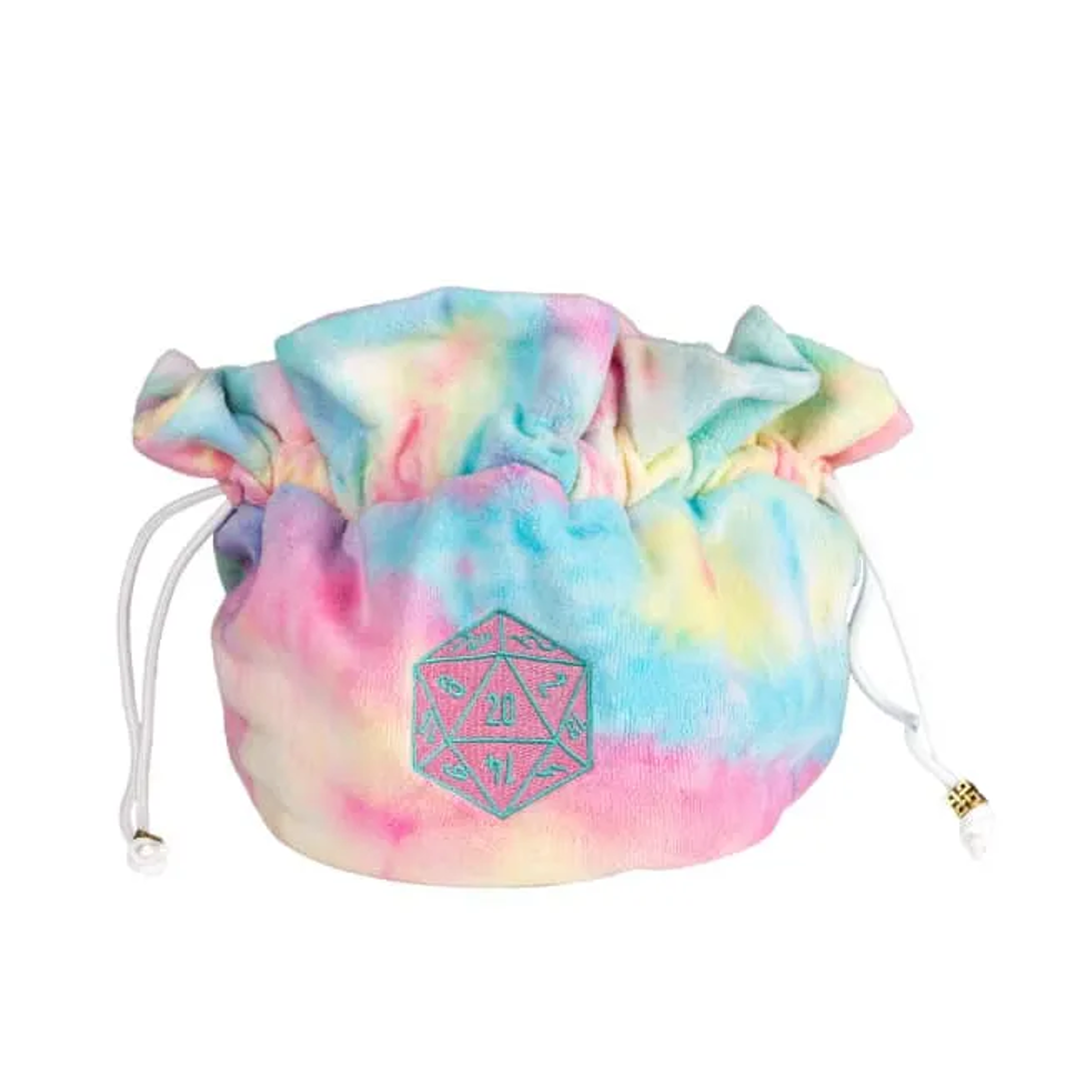 Velvet Vault | Super-Soft Large Dice Bag | Rainbow