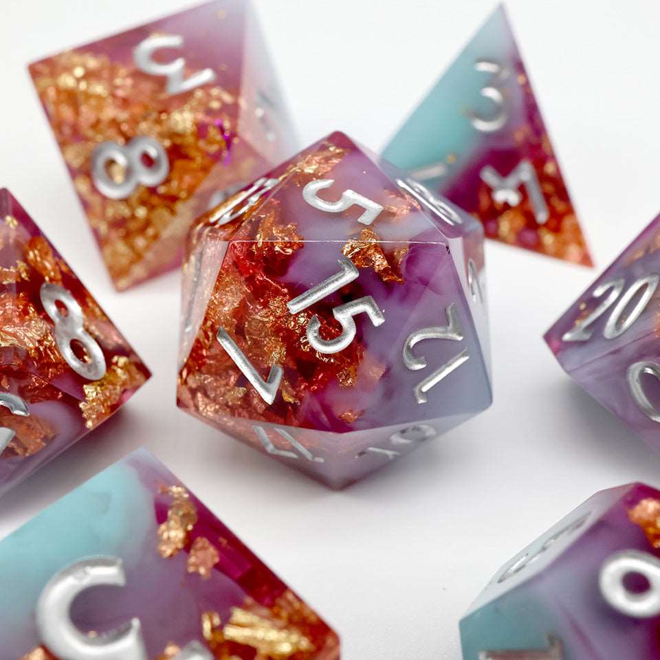 Arcane Fusion | Sharp Edge Dice | 7 Piece Set - Tabletop Dominion