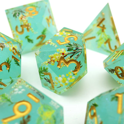 Summer Court | Art Core Dice| 7 Piece Set